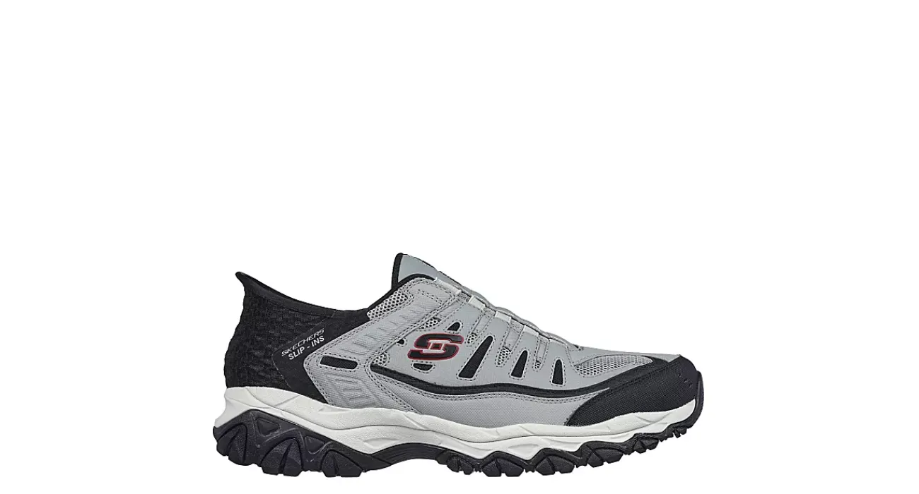 MENS SLIP-INS AFTER BURN HIKING SHOE>SKECHERS Discount