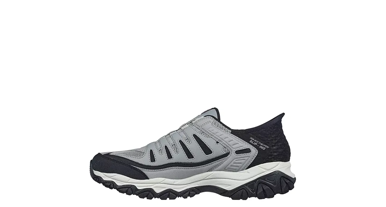 MENS SLIP-INS AFTER BURN HIKING SHOE>SKECHERS Discount
