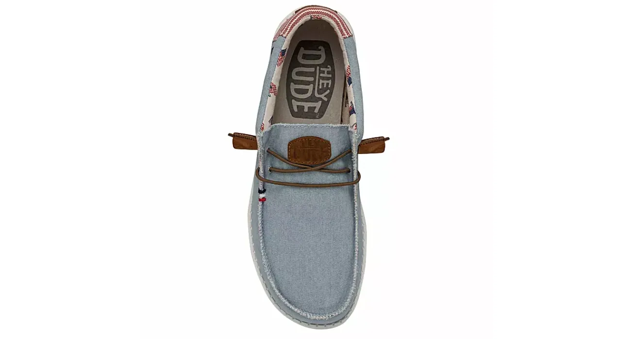 MENS WALLY AMERICANA SLIP ON SNEAKER>HEYDUDE Online