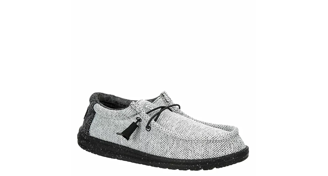 MENS WALLY KNIT SLIP ON SNEAKER>HEYDUDE