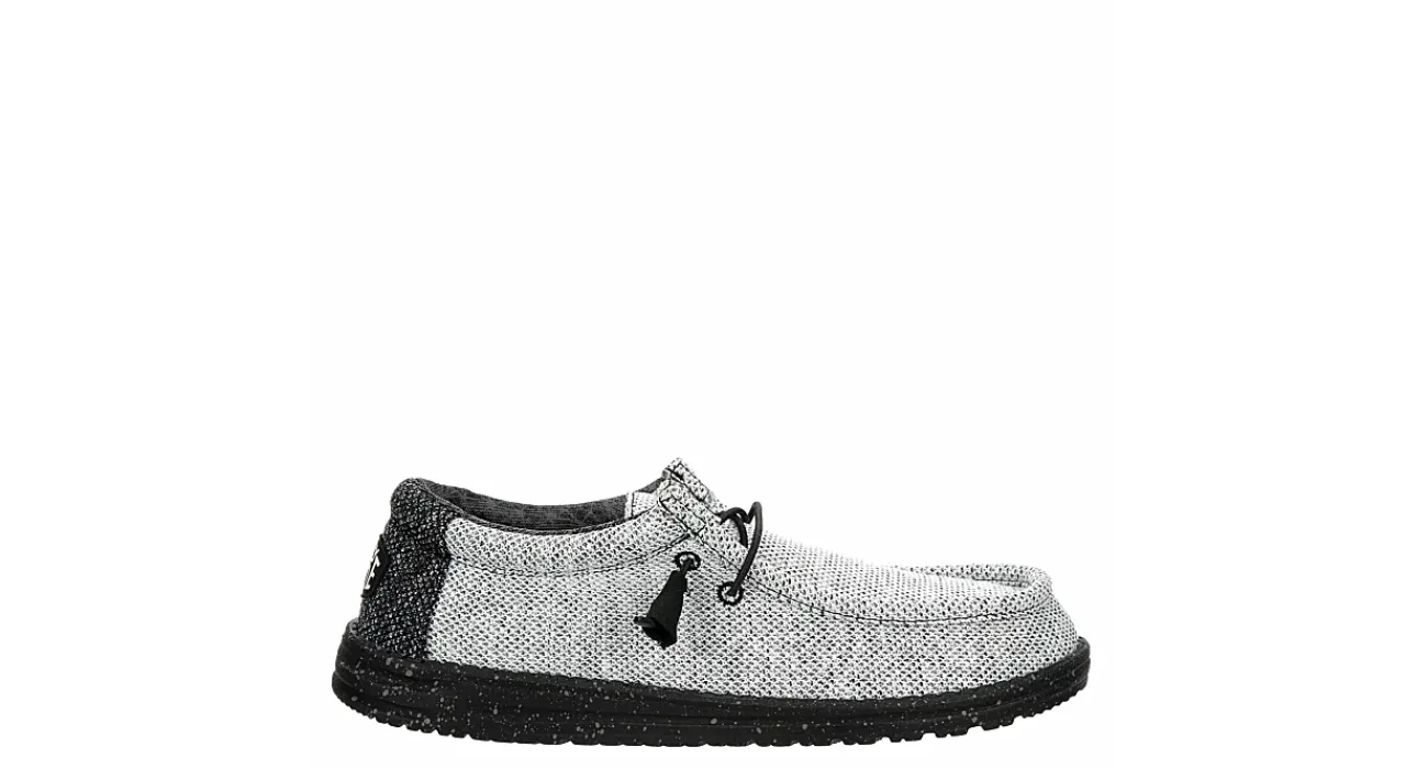 MENS WALLY KNIT SLIP ON SNEAKER>HEYDUDE