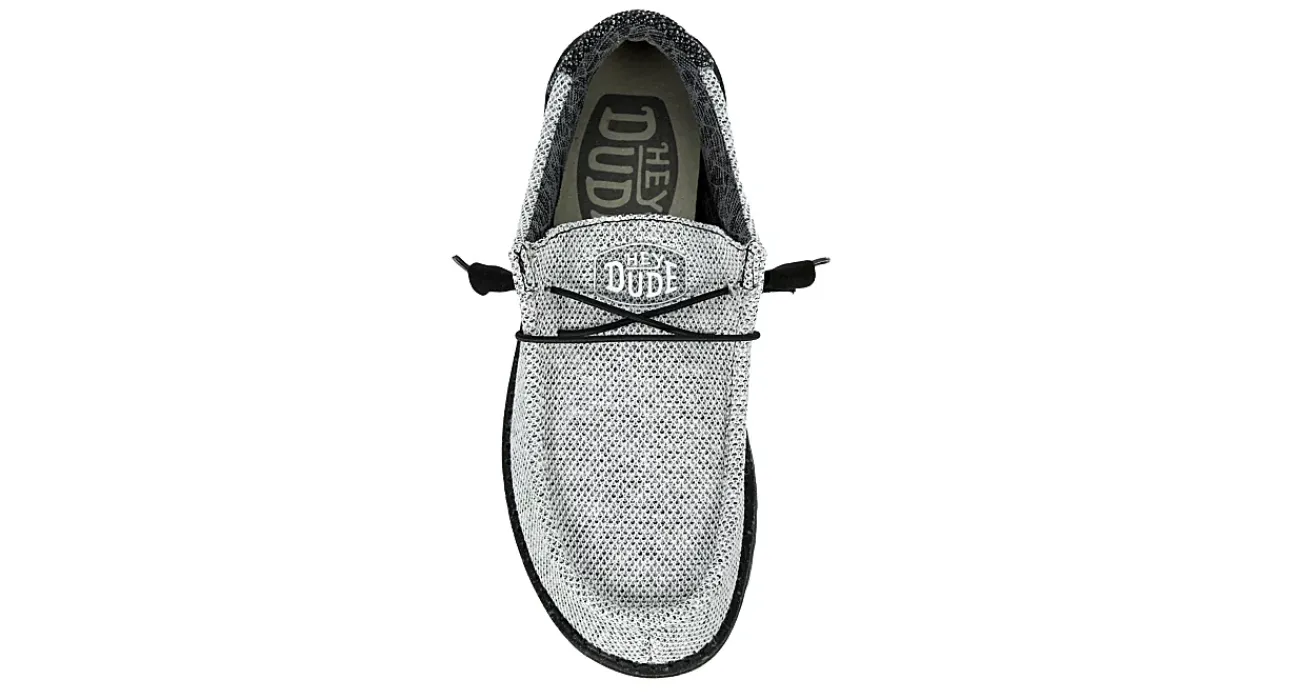 MENS WALLY KNIT SLIP ON SNEAKER>HEYDUDE