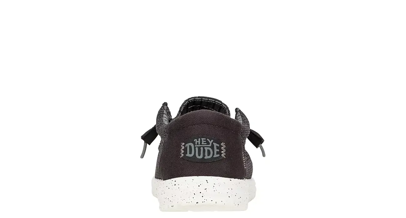 MENS WALLY KNIT SLIP ON SNEAKER>HEYDUDE