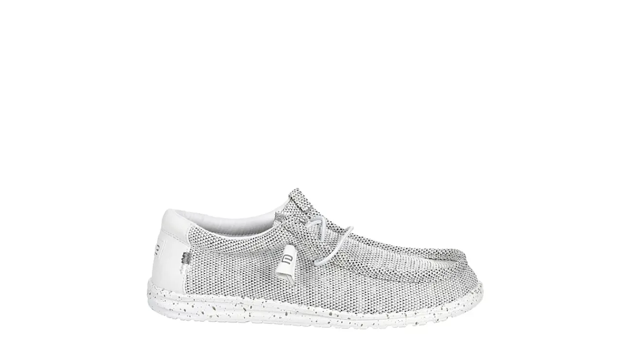 MENS WALLY KNIT SLIP ON SNEAKER>HEYDUDE New