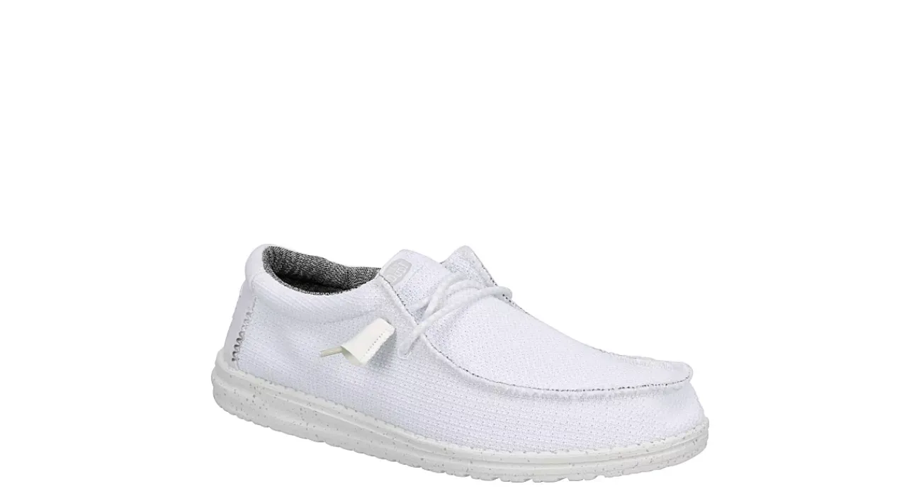 MENS WALLY KNIT WIDE SLIP ON SNEAKER>HEYDUDE Sale