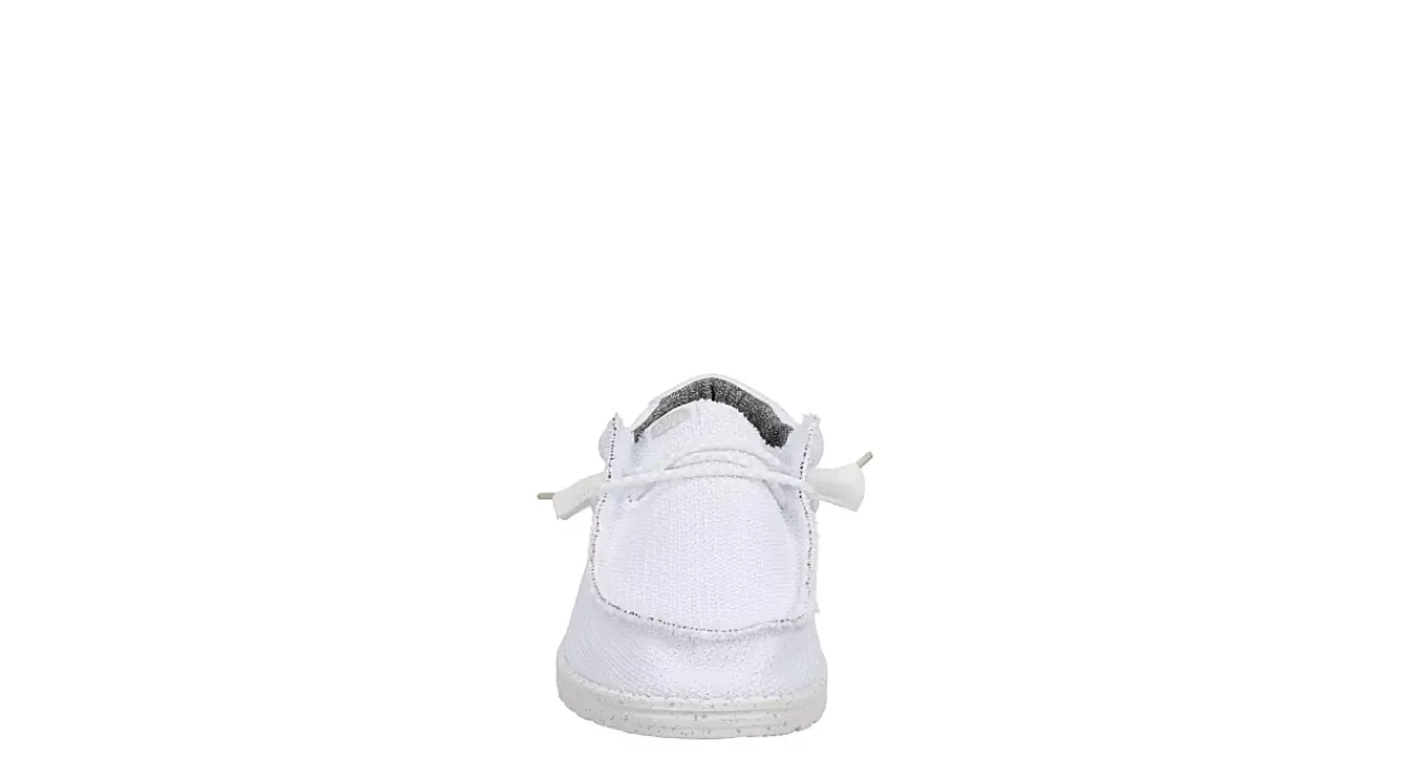 MENS WALLY KNIT WIDE SLIP ON SNEAKER>HEYDUDE Sale