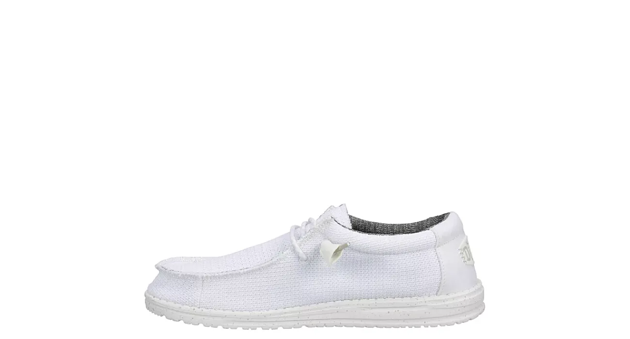 MENS WALLY KNIT WIDE SLIP ON SNEAKER>HEYDUDE Sale