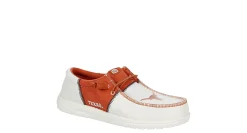 MENS WALLY TRI TEXAS LONGHORNS SLIP ON SNEAKER>HEYDUDE Hot