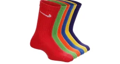 UNISEX 5-7 CREW SOCKS 6 PAIRS>NIKE Sale