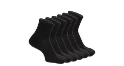 UNISEX LARGE QUARTER SOCKS 6 PAIRS>RACK ROOM Best