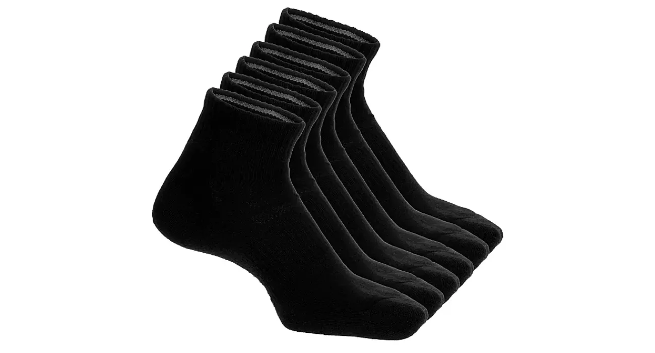 UNISEX MEDIUM QUARTER SOCKS 6 PAIRS>RACK ROOM Best