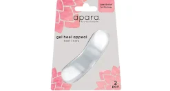 WOMENS 2 PACK GEL HEEL LINER>APARA