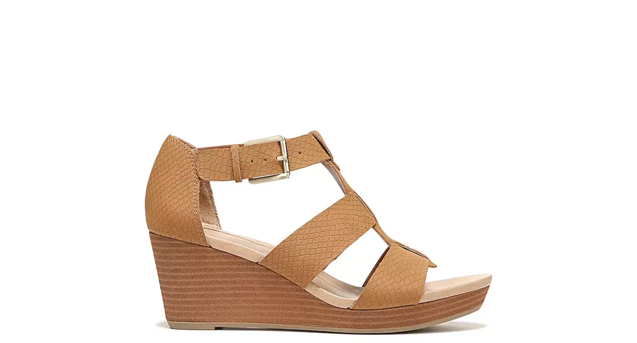 WOMENS BARTON WEDGE SANDAL>DR. SCHOLL'S