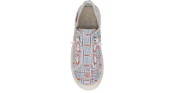 WOMENS BEACHSIDE AMERICANA STRIPE CANVAS SLIP ON SNEAKER><noscript><img width=
