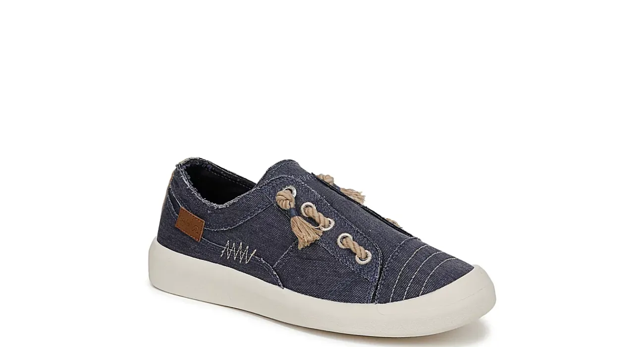 WOMENS BEACHSIDE TWILL FABRIC SLIP ON SNEAKER>BLOWFISH MALIBU New