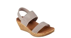 WOMENS BEVERLEE-SHEER GLOW WEDGE SANDAL>SKECHERS