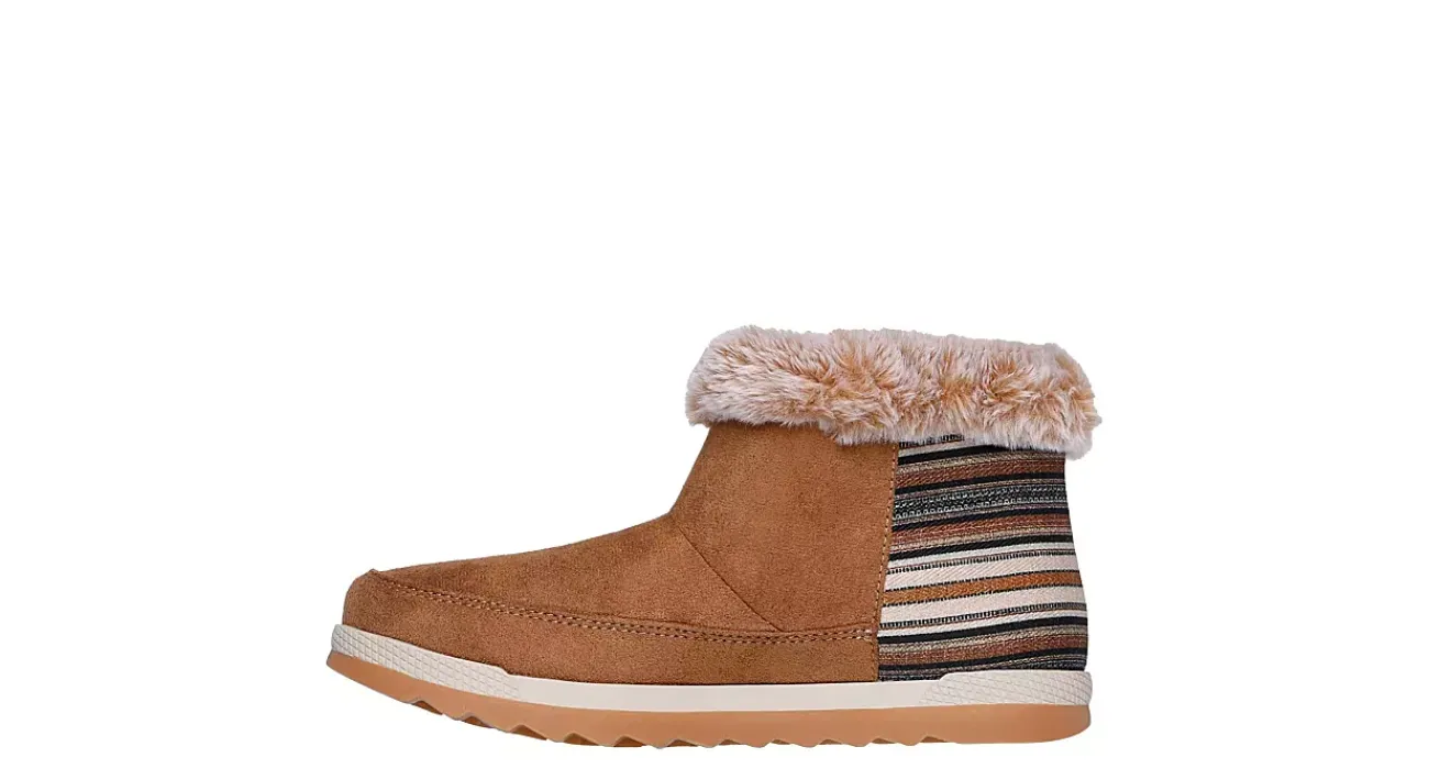 WOMENS COZY CHILL ANKLE BOOT>SKECHERS Clearance
