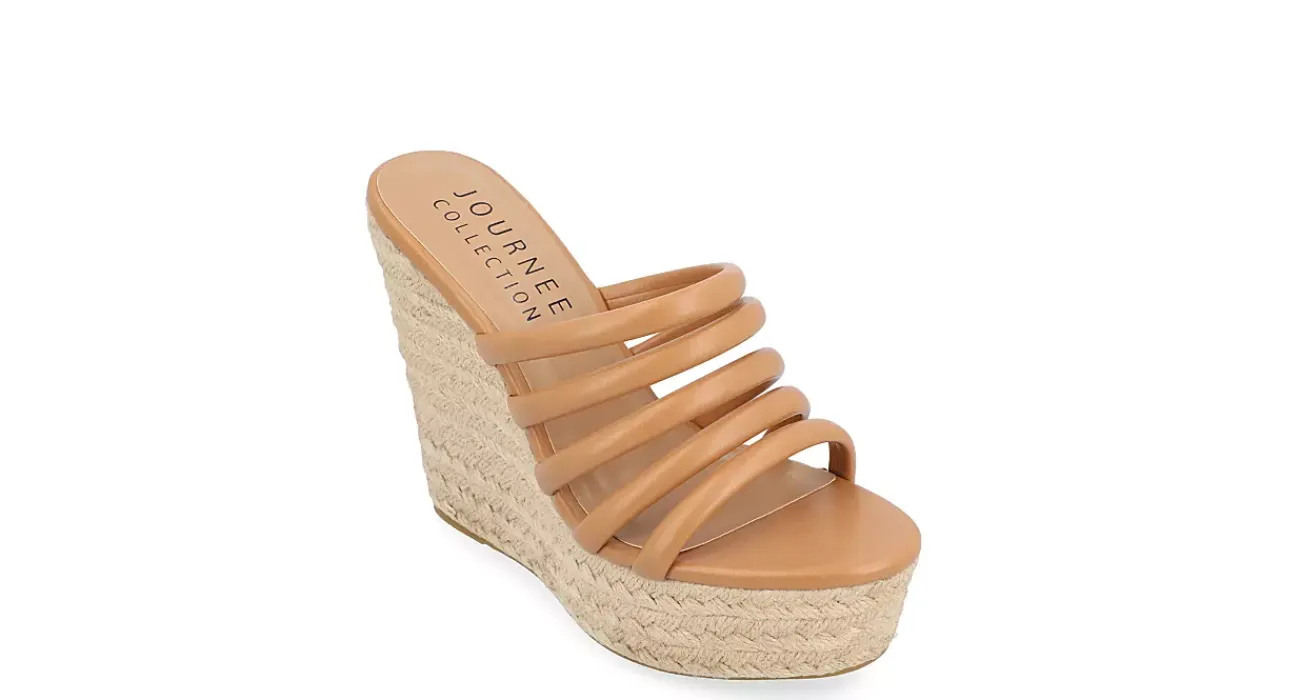 WOMENS CYNTHIE WEDGE SANDAL>JOURNEE COLLECTION Clearance
