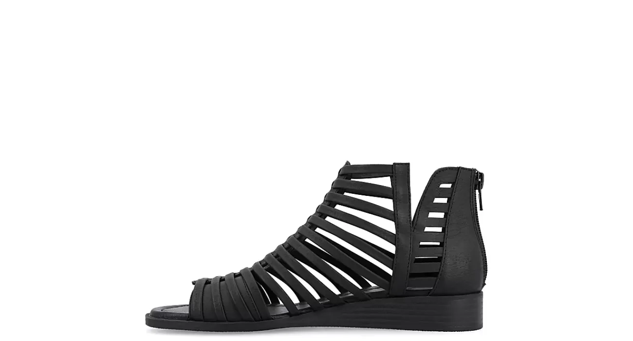 WOMENS DELILAH WIDE SANDAL>JOURNEE COLLECTION Best