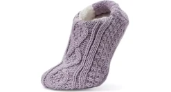 WOMENS DIAMOND CABLE SLIPPER 1 PAIR>FIRESIDE Best