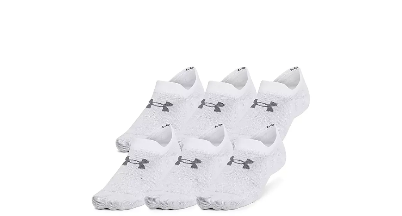 WOMENS ESSENTIAL ULTRA LOW LINER SOCKS 6 PAIRS>UNDER ARMOUR Online