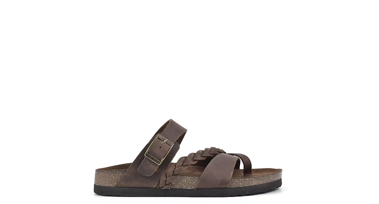 WOMENS HAZY FOOTBED SANDAL>WHITE MOUNTAIN New
