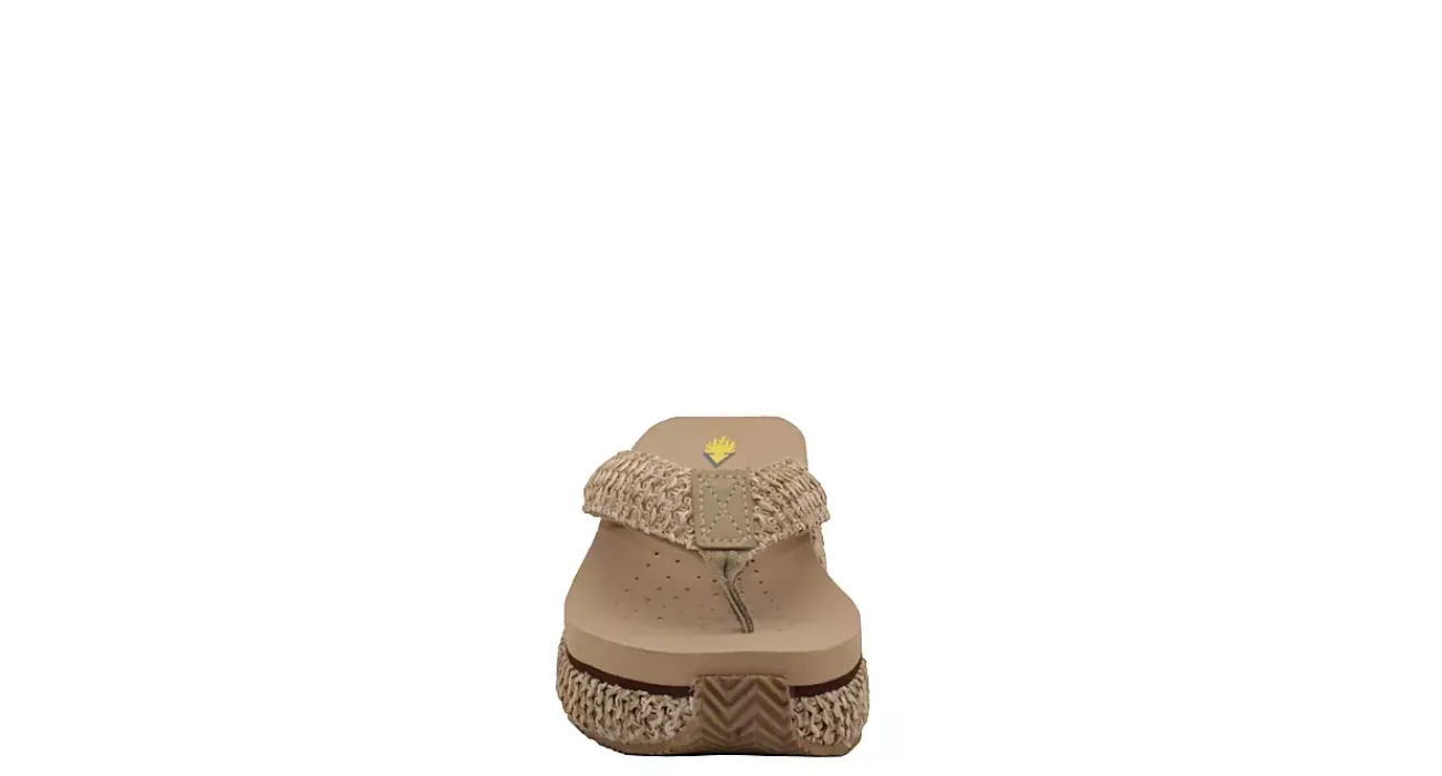 WOMENS ISLAND FLIP FLOP SANDAL>VOLATILE Hot