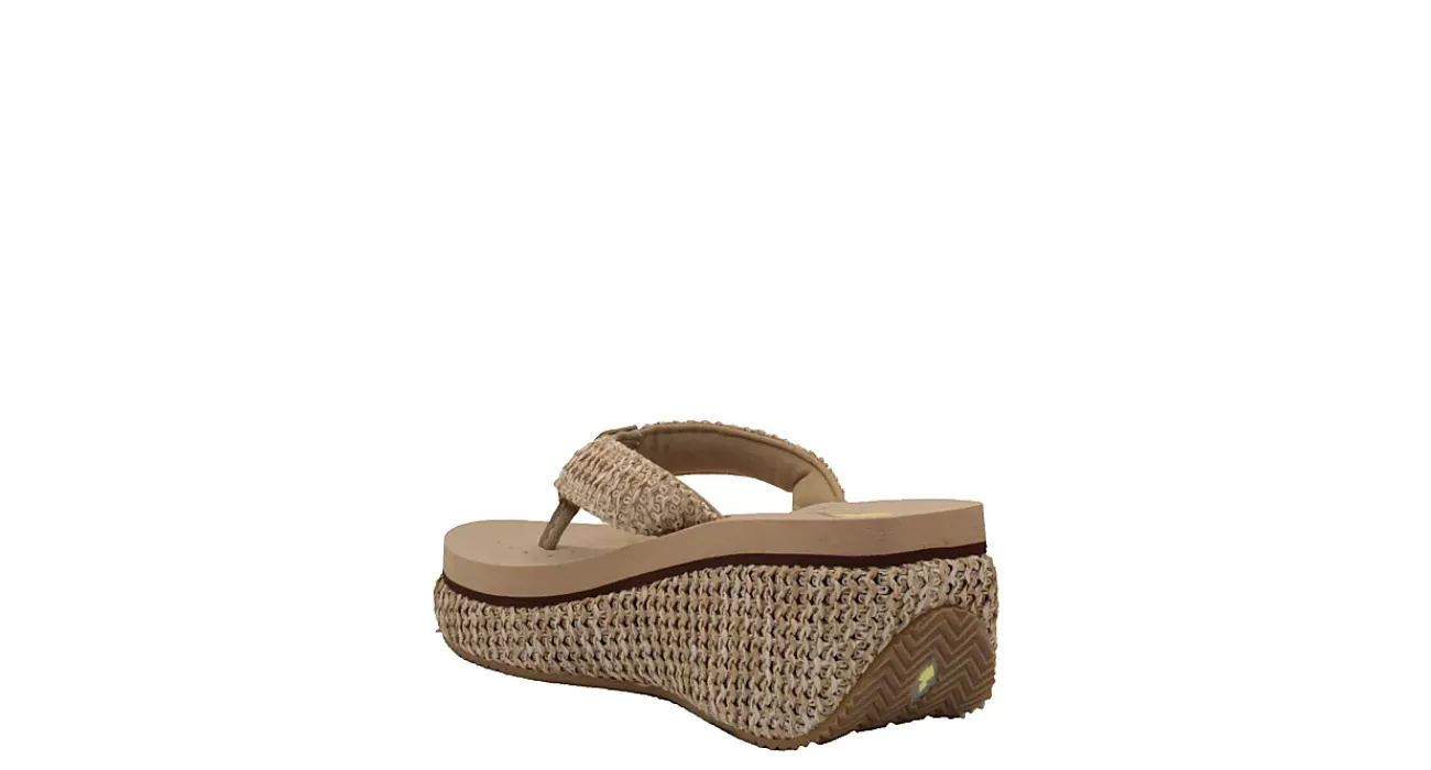WOMENS ISLAND FLIP FLOP SANDAL>VOLATILE Hot