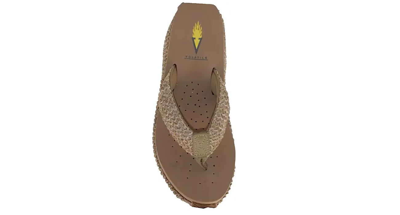 WOMENS ISLAND FLIP FLOP SANDAL>VOLATILE Hot