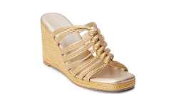 WOMENS LANEY WEDGE RAFFIA>BEACH Outlet