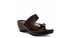 WOMENS LAUREL WEDGE SANDAL COMFORT FLIP FLOP>EASTLAND