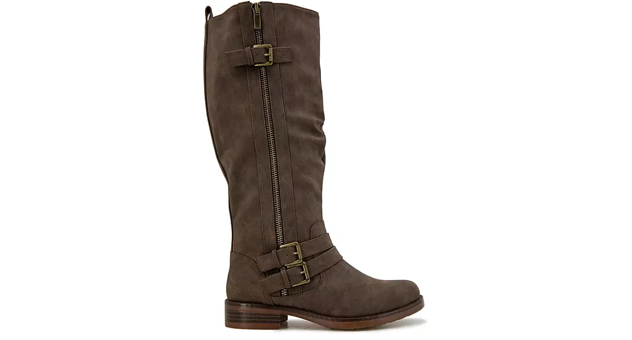 WOMENS MERTLE-C ZIP UP RIDING BOOT>XOXO Outlet