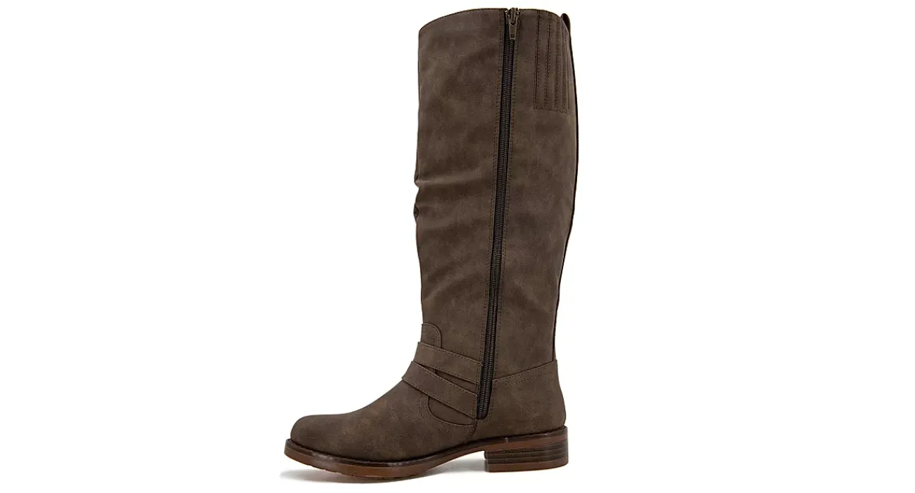 WOMENS MERTLE-C ZIP UP RIDING BOOT>XOXO Outlet