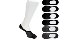 WOMENS MESH SUPER NO SHOW SOCKS 6 PAIRS>LADEDA Discount