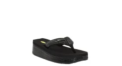 WOMENS MINI CROCO FLIP FLOP WEDGE>VOLATILE New