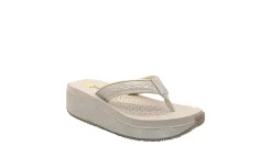 WOMENS MINI CROCO FLIP FLOP WEDGE>VOLATILE Clearance