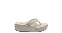 WOMENS MINI CROCO FLIP FLOP WEDGE>VOLATILE Clearance
