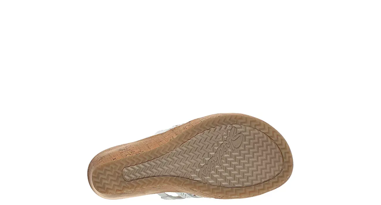 WOMENS NEW RESORT WEDGE SANDAL>SKECHERS Clearance