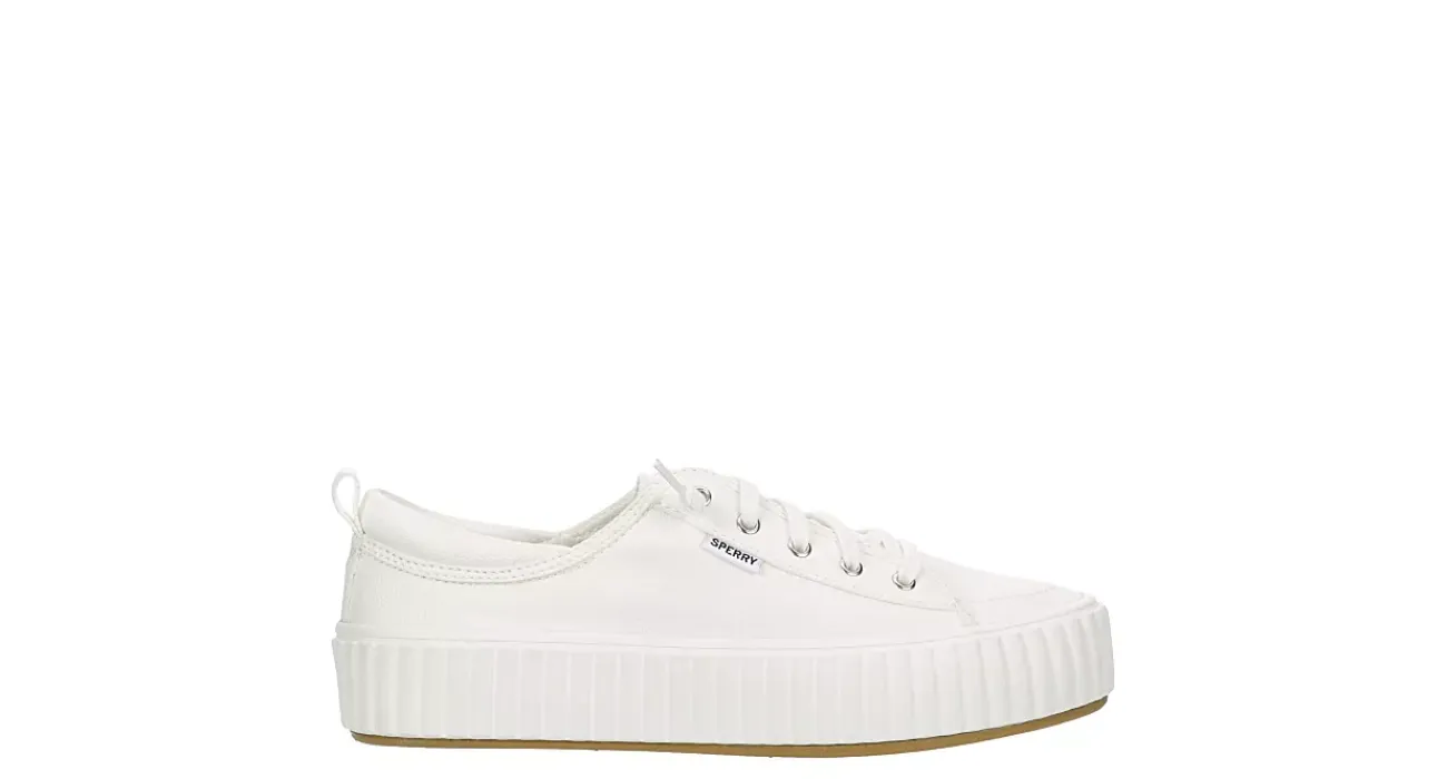 WOMENS PIER WAVE PLATFORM LACE UP SNEAKER>SPERRY Hot