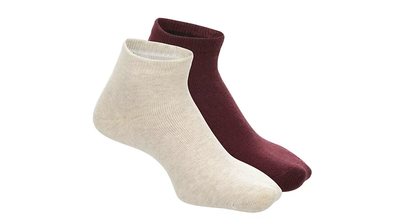 WOMENS PLUSH LOUNGE ANKLET SOCKS 4 PAIRS>SAM & LIBBY Discount