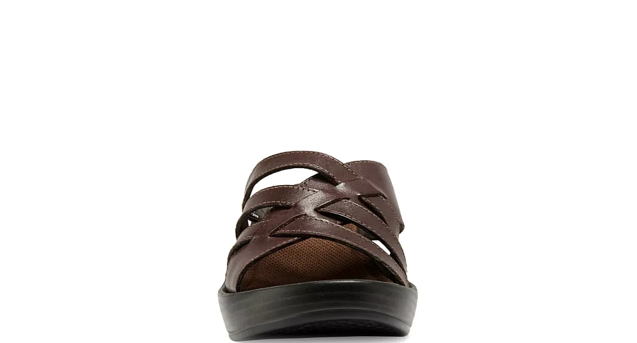 WOMENS POPPY WEDGE SANDAL COMFORT SLIDES>EASTLAND Sale