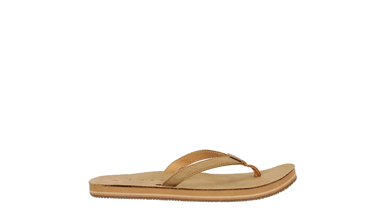 WOMENS SOLANA LEATHER FLIP FLOP>REEF