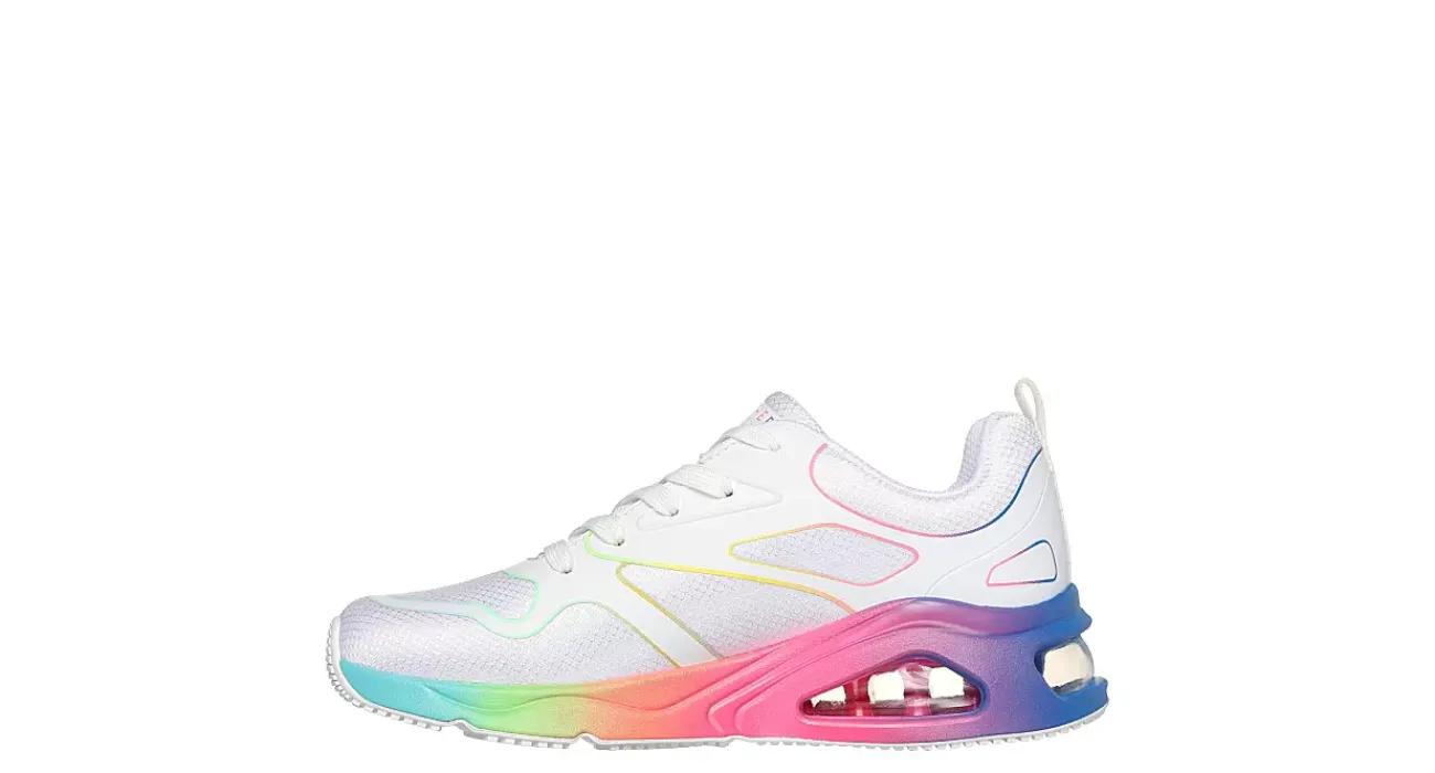 WOMENS TRES AIR UNO RAINBOW ROADS SNEAKER>SKECHERS Discount