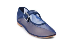 WOMENS TRIBECA MESH SQUARE-TOE MARY JANE BALLET FLAT.>COCONUTS Sale