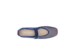 WOMENS TRIBECA MESH SQUARE-TOE MARY JANE BALLET FLAT.><noscript><img width=
