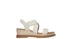 WOMENS UPTOWN HAZE LOW WEDGE SANDAL>SKECHERS
