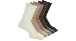 WOMENS WAFFLE QUARTER SOCKS 5 PAIRS>XAPPEAL Online
