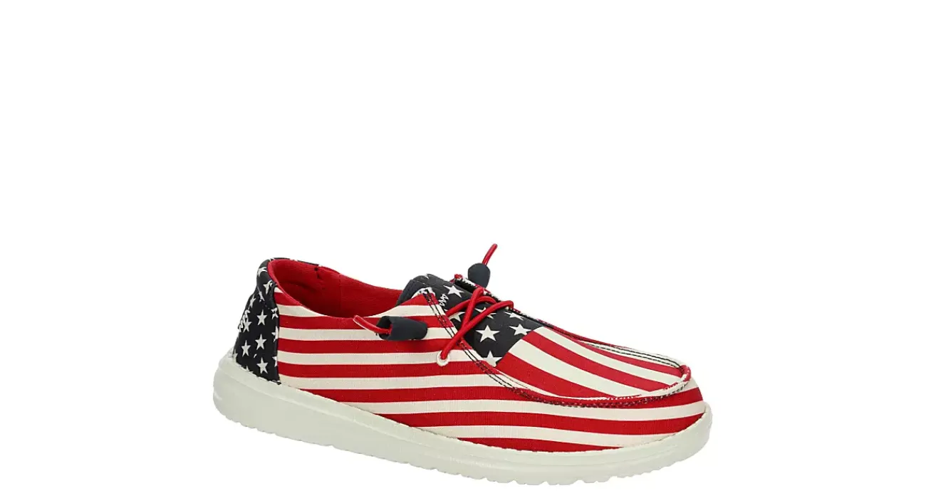 WOMENS WENDY AMERICANA SLIP ON SNEAKER>HEYDUDE Clearance