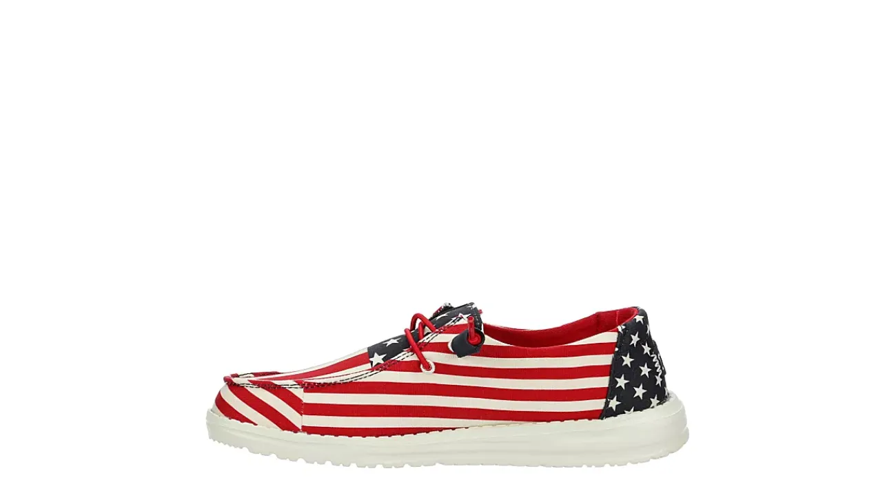 WOMENS WENDY AMERICANA SLIP ON SNEAKER>HEYDUDE Clearance