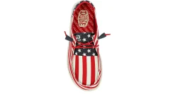 WOMENS WENDY AMERICANA SLIP ON SNEAKER><noscript><img width=